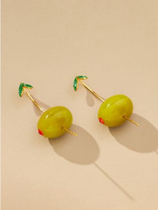 Anthropologie Jewelry - Anthropologie Olive Drop Earrings